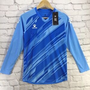 Kelme Womens Sz 10 Blue Athletic Shirt New With Tags